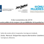 La participación política de las mujeres y las posibilidades de la paridad en Paraguay
