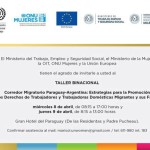 TALLER BINACIONAL: Corredor migratorio Paraguay-Argentina: estrategias  para la promoción de los derechos de trabajadores y trabajadoras domésticas migrantes y sus familias