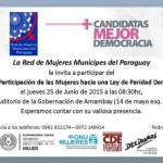 Pedro Juan Caballero / taller “Participación de las mujeres hacia una Ley de Paridad Democrática”