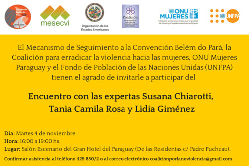 Debate con expertas de la OEA sobre medidas de prevención y protección contra todo tipo de violencia hacia las mujeres